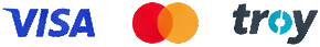 Visa, Mastercard ve Troy ile ödeme
